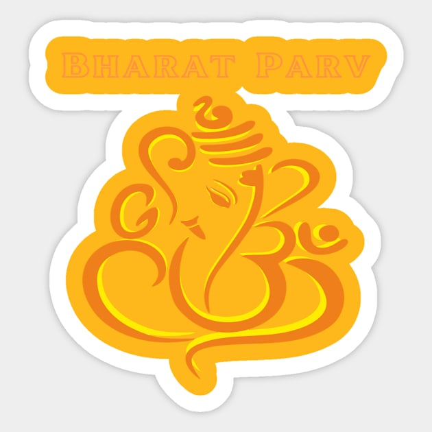 Bharat Parv - Ganesha Sticker by Bharat Parv